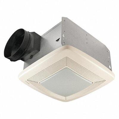 DESCRIPTION: (1) BATHROOM FAN, CEILING BRAND/MODEL: BROAN #4LA35 INFORMATION: WHITE RETAIL$: $363.14 EA SIZE: ROUND DUCT QTY: 1