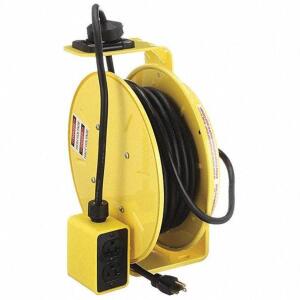 DESCRIPTION: (1) EXTENSION CORD REEL BRAND/MODEL: KH INDUSTRIES #13V201 INFORMATION: YELLOW RETAIL$: $869.4 EA QTY: 1