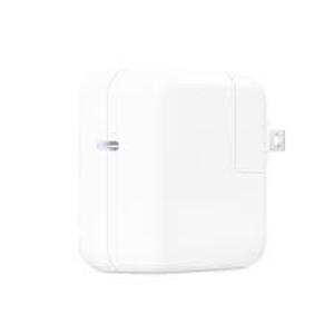 DESCRIPTION: (1) USB-C POWER ADAPTER BRAND/MODEL: APPLE INFORMATION: WHITE RETAIL$: $35.99 EA SIZE: 87W QTY: 1