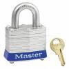 DESCRIPTION: (12) LOCKOUT PADLOCK BRAND/MODEL: MASTER LOCK #3KALHBLK INFORMATION: SILVER AND BLACK RETAIL$: $18.82 EA SIZE: 2" SHACKLE QTY: 12