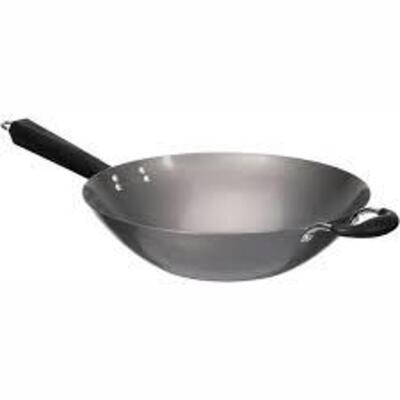 DESCRIPTION: (1) NATURAL WOK BRAND/MODEL: IMUSA INFORMATION: SILVER RETAIL$: $19.97 EA SIZE: 14" QTY: 1