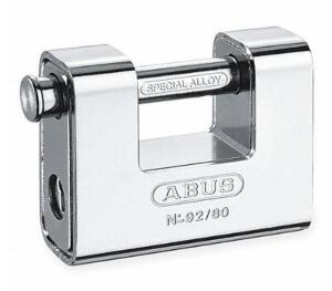 (2) ABUS PADLOCK