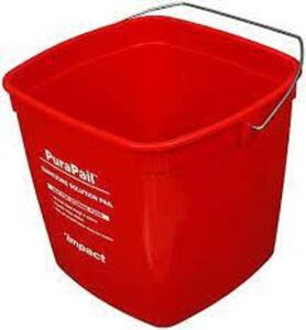 DESCRIPTION: (1) CASE OF (4) UTILITY PAIL BRAND/MODEL: RUBBERMAID INFORMATION: RED RETAIL$: $100.00 EA SIZE: 6 QT QTY: 1