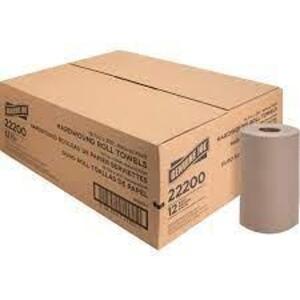 DESCRIPTION: (1) CASE OF (12) ROLLS OF HARDWOUND TOWELS BRAND/MODEL: GENUINE JOE #22200 RETAIL$: $32.96 EA QTY: 1