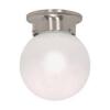 DESCRIPTION: (6) BALL FLUSH FIXTURE BRAND/MODEL: KUVO #60-245 RETAIL$: $24.99 EA SIZE: 6" QTY: 6