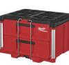 DESCRIPTION: (1) 2 DRAWER TOOL BOX BRAND/MODEL: MILWAUKEE #103364 INFORMATION: RED RETAIL$: $149.00 EA SIZE: 16X22X14 QTY: 1