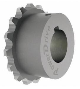 (2) POWER DRIVE CHAIN COUPLING SPROCKET