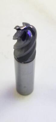 DESCRIPTION: (4) SOLID CARBIDE SQ END MILL BRAND/MODEL: NIAGARA N61861 RETAIL$: $ 74.33 EA SIZE: 1/2" 3/4"LOC QTY: 4