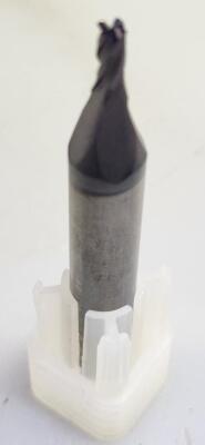 DESCRIPTION: (2) SOLID CARBIDE STUB END MIL BRAND/MODEL: ROOBJACK 35874106 RETAIL$: $ 66,21 EA SIZE: .125 x .375" QTY: 2