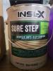 DESCRIPTION: (2) ANTI SLIP ACRYLIC LATEX FLOOR PAINT BRAND/MODEL: INSL-X #SU-0310 INFORMATION: LIGHT GRAY RETAIL$: $50.00 EA SIZE: 1 GALLON QTY: 2 - 3