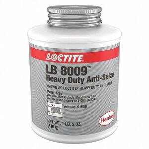 DESCRIPTION: (6) HEAVY DUTY ANTI-SEIZE BRAND/MODEL: LOCTITE LB8009 #3JDN2 RETAIL$: $90.24 EA SIZE: 18OZ QTY: 6