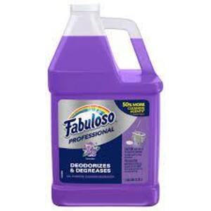 DESCRIPTION: (1) ALL PURPOSE CLEANER AND DEGREASER CONCENTRATEBRAND/MODEL: FABULOSO #2NDR8INFORMATION: LAVENDER, MAKES UP TO 64 GALLONS OF CLEANERRETAIL$: $42.00 EASIZE: 1 GALLONQTY: 1