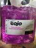 DESCRIPTION: (2) ANTIBACTERIAL FOAMING SOAP BRAND/MODEL: GOJO INFORMATION: PLUM RETAIL$: $78.00 TOTAL SIZE: 1200 ML QTY: 2 - 3