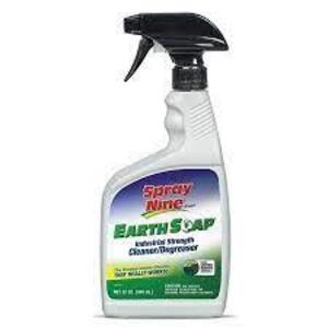 DESCRIPTION: (6) CONCENTRATED CLEANER AND DEGREASER BRAND/MODEL: ITW EARTH SOAP SPRAY NINE RETAIL$: $11.57 EA SIZE: 32 FL OZ QTY: 6