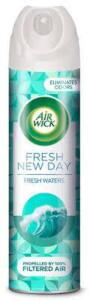 DESCRIPTION: (6) AIR FRESHNER BRAND/MODEL: AIR WICK INFORMATION: FRESH NEW DAY FRESH WATERS RETAIL$: $6.00 EA SIZE: 8 OZ QTY: 6