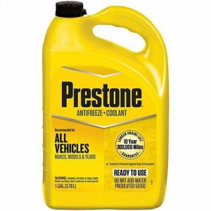 DESCRIPTION: (1) ANTIFREEZE COOLANT BRAND/MODEL: PRESTONE #48RD29 RETAIL$: $16.34 EA SIZE: 1 GALLON QTY: 1