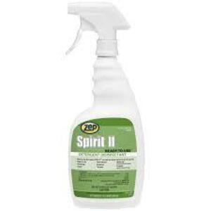 DESCRIPTION: (6) DISINFECTANT SPRAY BRAND/MODEL: ZEP SPIRIT 2 RETAIL$: $8.00 EA SIZE: 32 OZ QTY: 6