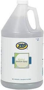 DESCRIPTION: (1) ALCOHOL SANITIZER SPRAY BRAND/MODEL: ZEP RETAIL$: $50.00 EA SIZE: 1 GALLON QTY: 1