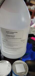 DESCRIPTION: (1) ALCOHOL ANTISEPTIC BRAND/MODEL: TOPICAL SOLUTION HAND RUB INFORMATION: 0.8 RETAIL$: $40.00 EA SIZE: 1 GALLON QTY: 1