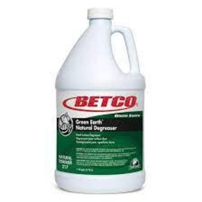 DESCRIPTION: (2) NATURAL DEGREASER CONCENTRATED BRAND/MODEL: BETCO GREEN EARTH RETAIL$: $22.75 EA SIZE: 1 GALLON QTY: 2