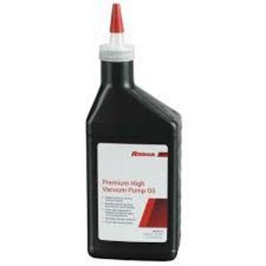 DESCRIPTION: (6) VACUUM PUMP OIL BRAND/MODEL: ROBINAIR #13119 RETAIL$: $14.99 EA SIZE: 16 OZ QTY: 6