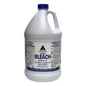 DESCRIPTION: (1) GERMICIDAL ULTRA BLEACH BRAND/MODEL: AROCEP #AR110001 RETAIL$: $15.60 EA SIZE: 1 GALLON QTY: 1