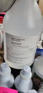 DESCRIPTION: (1) ALCOHOL ANTISEPTIC BRAND/MODEL: TOPICAL SOLUTION HAND RUB INFORMATION: 0.8 RETAIL$: $40.00 EA SIZE: 1 GALLON QTY: 1