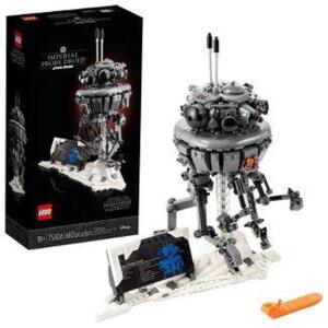 DESCRIPTION: (1) IMPERIAL PROBE DROID BUILDING SET BRAND/MODEL: LEGO/6332983 INFORMATION: 683 PIECES RETAIL$: $41.99 SIZE: 10 1/2" X 9" X 4" QTY: 1