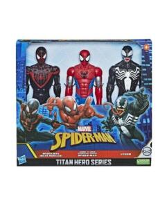 DESCRIPTION: (1) SPIDERMAN TITAN HEROS SERIES FIGURINE SET RETAIL$: $54.99 QTY: 1