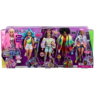 DESCRIPTION: (1) BARBIE EXTRA 5 DOLL DELUXE PLAYSET INFORMATION: 6 PETS, 70 STYLING PIECES, RETAIL$: $104.88 QTY: 1