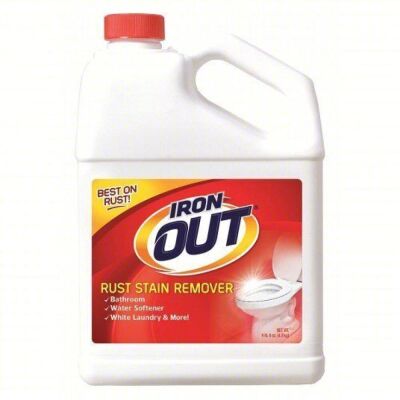 DESCRIPTION: (1) RUST STAIN REMOVER BRAND/MODEL: IRON OUT #60MM34 RETAIL$: $53.00 EA SIZE: 1 GALLON QTY: 1