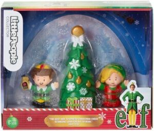 DESCRIPTION: (1) LITTLE PEOPLE COLLECTOR ELF FIGURINES RETAIL$: $21.99 QTY: 1