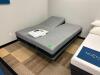 DESCRIPTION: NOCTOVA LUNA MEMORY FOAM SPLIT MATTRESS PACKAGE W/ ADJUSTABLE BASE BRAND/MODEL: NOCTOVA LUNA INFORMATION: INCLUDES: SPLIT QUEEN FITTED SH - 5