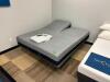 DESCRIPTION: NOCTOVA LUNA MEMORY FOAM SPLIT MATTRESS PACKAGE W/ ADJUSTABLE BASE BRAND/MODEL: NOCTOVA LUNA INFORMATION: INCLUDES: SPLIT QUEEN FITTED SH - 6