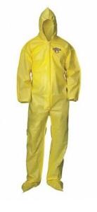 DESCRIPTION (1) PACK OF (12) CONDOR HOODED COVERALLS BRAND/MODEL 30LV38 ADDITIONAL INFORMATION YELLOW/CHEM BASIC/RETAILS AT $215.10 PER PK OF 12 SIZE