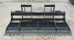 DESCRIPTION: WOLVERINE SKID STEER LAND LEVELER 2022 BRAND / MODEL: WOLVERINE ZW-LL-0078W ADDITIONAL INFORMATION Width:78", Height:23", Weight:704 lbs.
