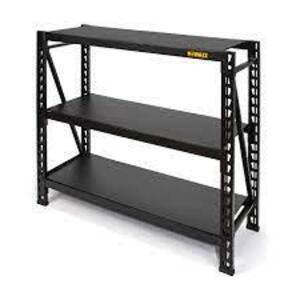 DESCRIPTION: (1) INDUSTRIAL RACK BRAND/MODEL: DEWALT #DXST4500BLK-W INFORMATION: BLACK RETAIL$: $223.33 EA SIZE: 4' QTY: 1