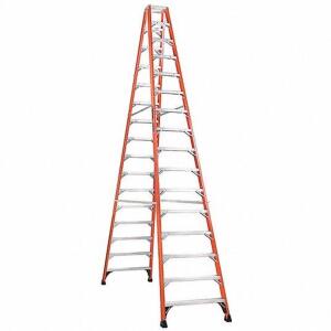 DESCRIPTION: (1) TWIN STEPLADDER BRAND/MODEL: LOUISVILLE #1CMU3 INFORMATION: ORANGE RETAIL$: $1173.06 EA SIZE: 16 FT H QTY: 1