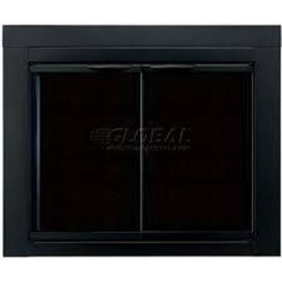 DESCRIPTION: (1) GLASS FIRESCREEN BRAND/MODEL: PLEASANT HEARTH/AT-1001 INFORMATION: BLACK/TEMPERED GLASS RETAIL$: 249.06 SIZE: 37.5"W X 33"H QTY: 1