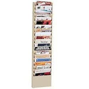 DESCRIPTION: (1) LITERATURE RACK BRAND/MODEL: DURHAM #1RH13 INFORMATION: TAN RETAIL$: $193.45 EA SIZE: 401-75 #31 QTY: 1