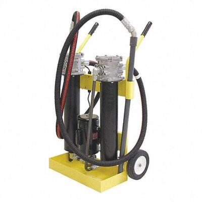 DESCRIPTION: (1) HYDRAULIC OIL FILTER CART BRAND/MODEL: PARKER #1XPW9 RETAIL$: $2881.56 EA SIZE: 10 GPM MAX. FLOW, 35 PSI MAX. PRESSURE, 3/4 HP MOTOR,