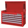 DESCRIPTION: (1) TOP CHEST TOOL STORAGE BOX WITH DRAWERS BRAND/MODEL: WESTWARD #32H878 INFORMATION: RED, SLIGHT DAMAGE. MUST COME INSPECT RETAIL$: $59