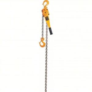 DESCRIPTION: (1) LEVER CHAIN HOIST BRAND/MODEL: HARRINGTON #23XR61 INFORMATION: YELLOW RETAIL$: $1249.36 EA SIZE: 6000 LB CAPACITY, 69 LB PULL TO LIFT