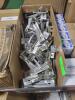 DESCRIPTION: (1) BOX OF APPROX (50) GUTTER HANGERS BRAND/MODEL: SABERDRIVE #55543 INFORMATION: ALUMINUM RETAIL$: $1.04 PER HANGER SIZE: 5" QTY: 1 - 3