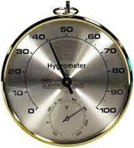 DESCRIPTION: (3) DIAL HYGROMETER/THERMOMETER BRAND/MODEL: SPECTRUM #736920 RETAIL$: $72.95 EA QTY: 3