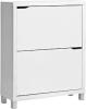 DESCRIPTION: (1) SIMMS MODERN SHOE CABINET BRAND/MODEL: BAXTON STUDIO #FP-20USH INFORMATION: WHITE RETAIL$: $94.84 EA QTY: 1