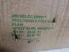 DESCRIPTION: (1) CASE OF (250) RECLOSABLE POLY BAGS BRAND/MODEL: RELOC ZIPPIT #38UV02 INFORMATION: CLEAR RETAIL$: $113.74 TOTAL SIZE: 4 MIL THICK, 18 - 3