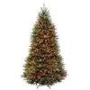 DESCRIPTION: (1) PRE-LIT MULTI COLOR CHRISTMAS TREE BRAND/MODEL: NATIONAL TREE COMPANY #DUH-90RL0 RETAIL$: $202.23 EA SIZE: 9' QTY: 1