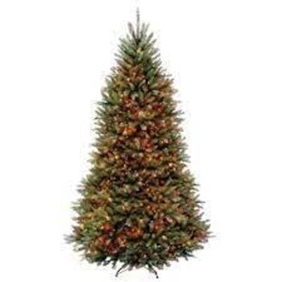 DESCRIPTION: (1) PRE-LIT MULTI COLOR CHRISTMAS TREE BRAND/MODEL: NATIONAL TREE COMPANY #DUH-90RL0 RETAIL$: $202.23 EA SIZE: 9' QTY: 1