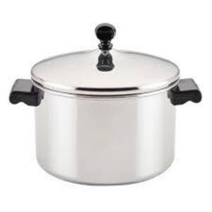 DESCRIPTION: (1) COVERED SAUCEPOT BRAND/MODEL: FARBERWARE INFORMATION: STAINLESS RETAIL$: $34.95 EA SIZE: 4 QT QTY: 1